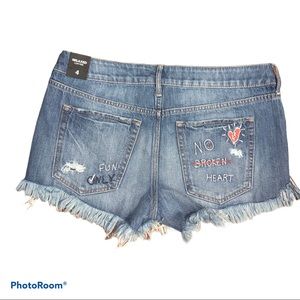 NWT Express cut off jean shorts